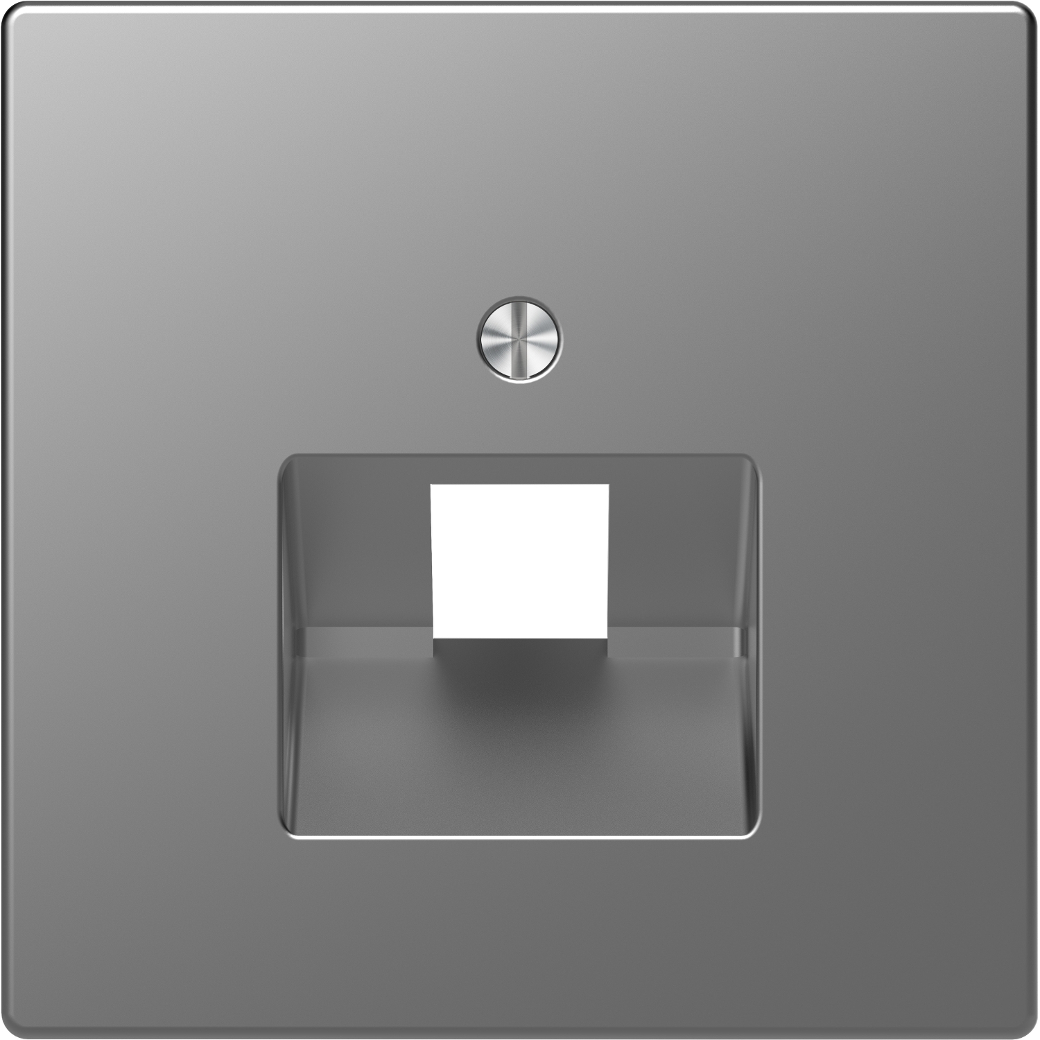 Merten System Design ინტერნეტის როზეტის ხუფი, ნაცრისფერი — ქსელის სადენი